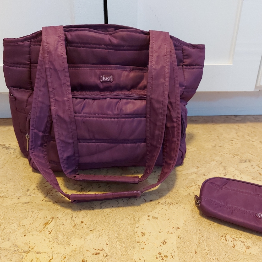 LUG bag with matching coin purse